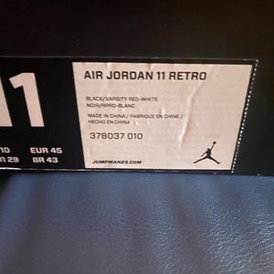 Jordan 11 Bred Box